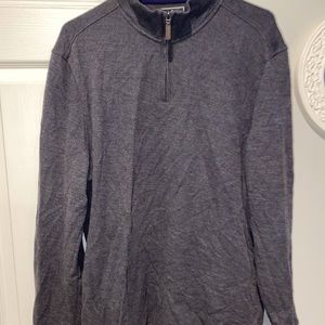 Club Room Quarter Zip Sweater LARGE